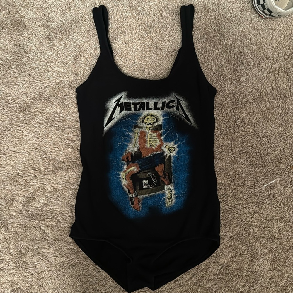 Super rare Madeworn Metallica bodysuit
